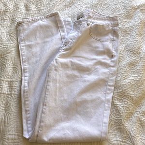 white denim jeans